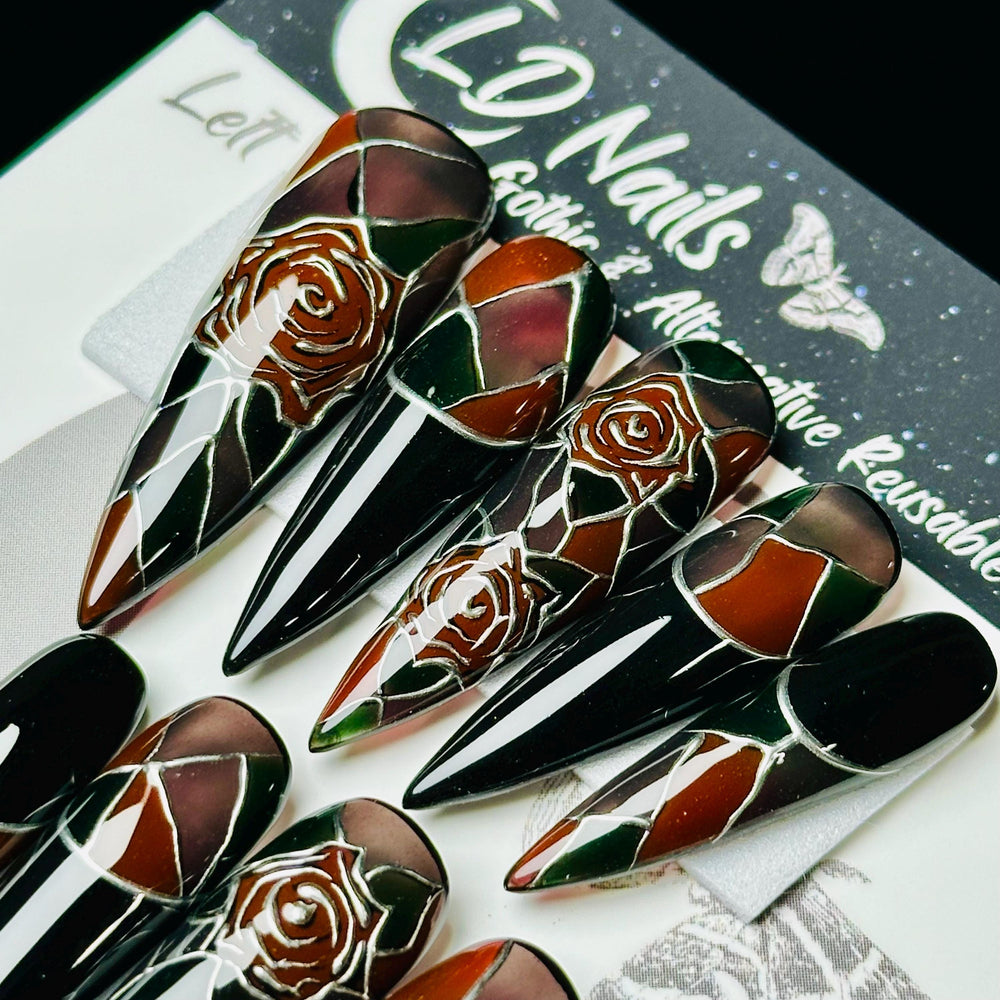 Stained Glass Rose