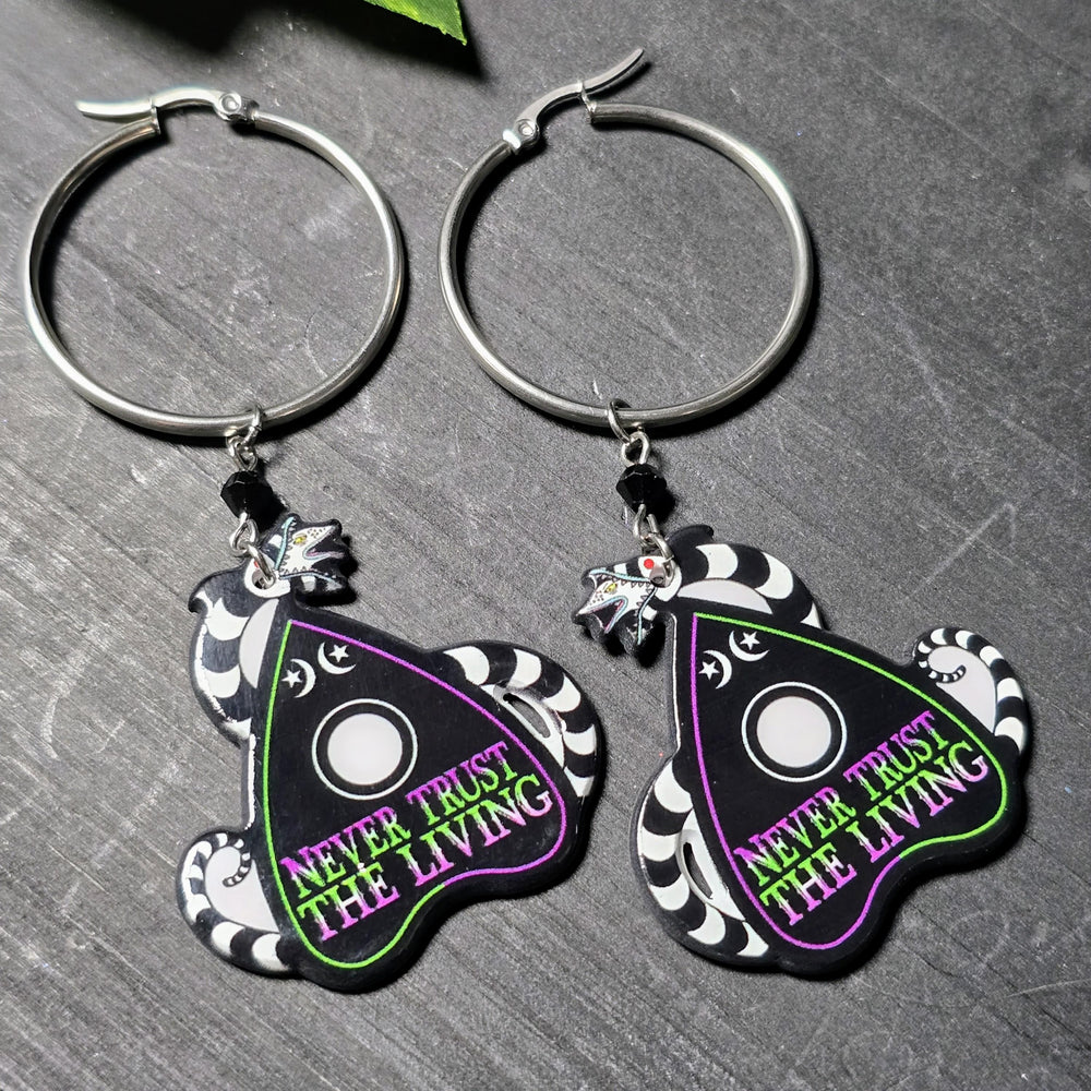 
                      
                        Strange & Unusual Earrings, Halloween Earrings, Coffin Earrings, Planchette Earrings, Gothic Drop Earrings, Spooky Earrings, Spooky Gifts
                      
                    