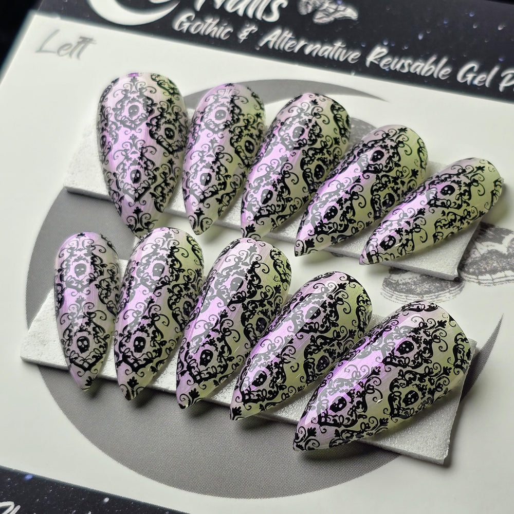 Skull Damask