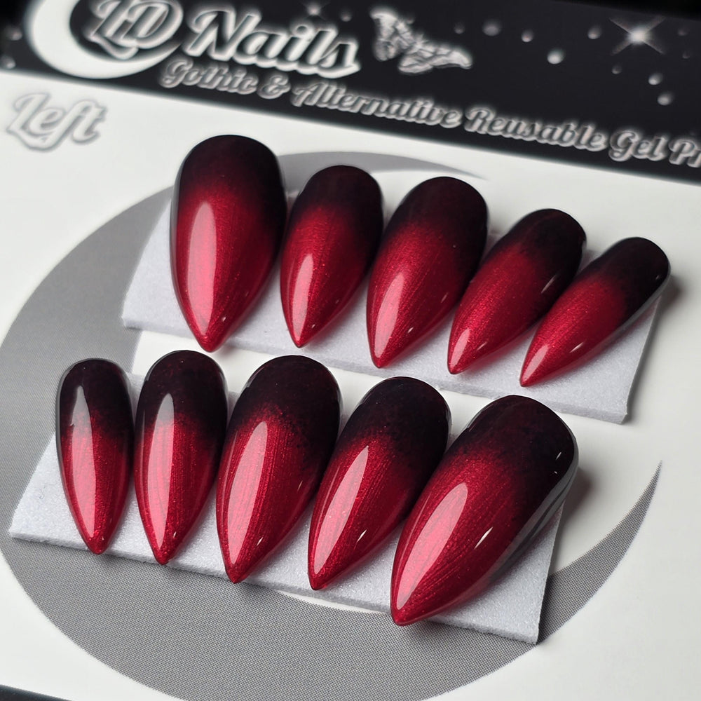 Crimson Reverse Ombré