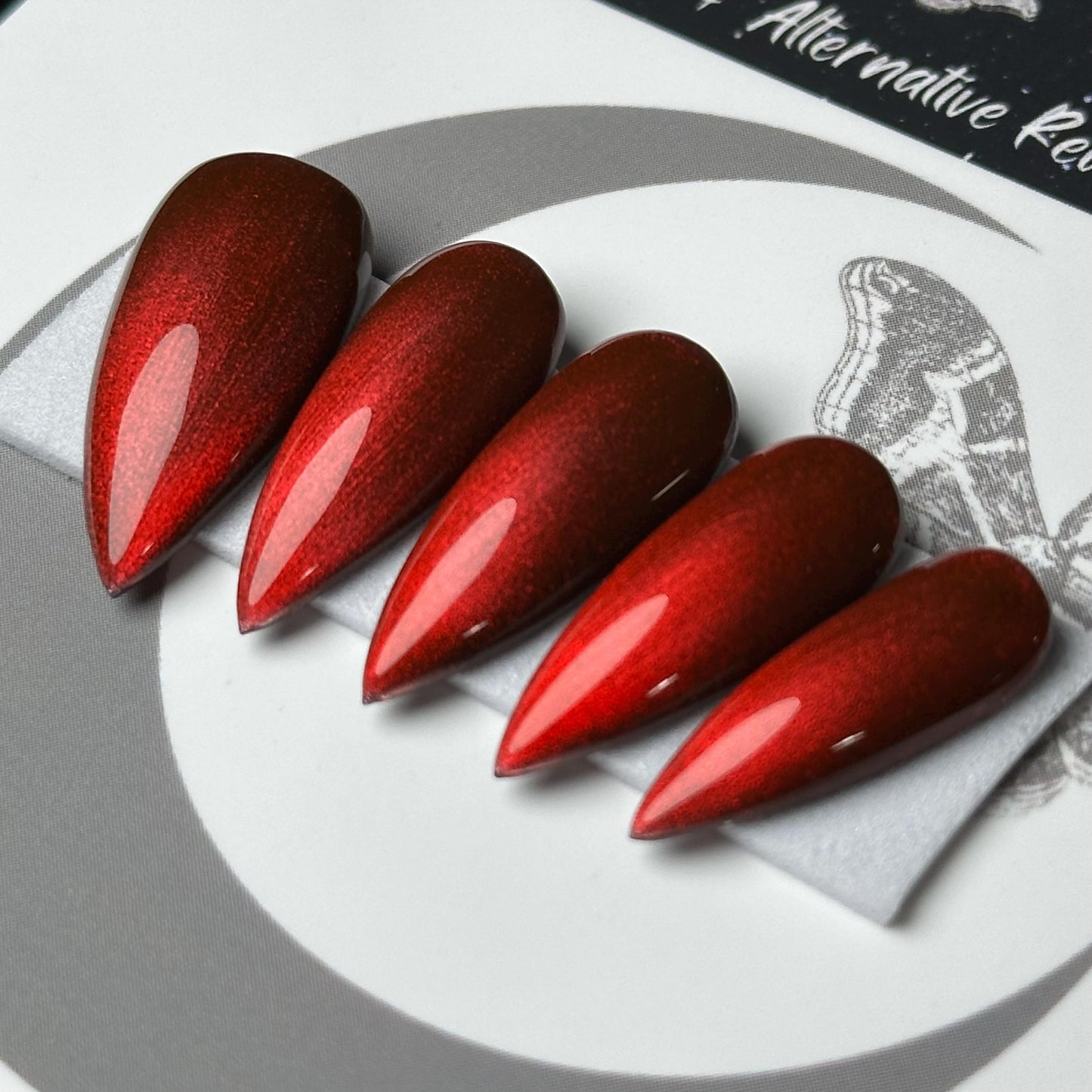 Red Christmas Glass