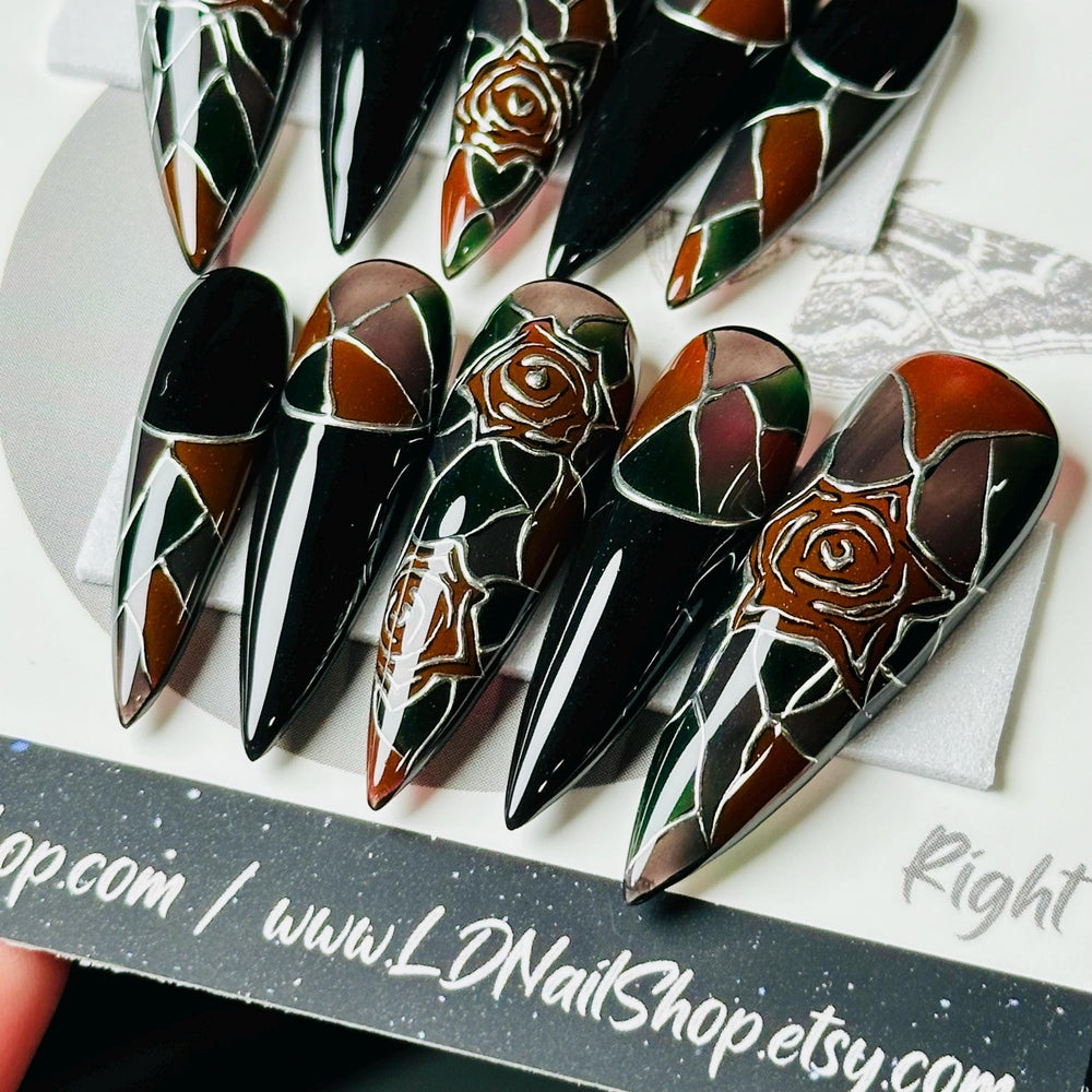 
                      
                        Stained Glass Rose
                      
                    