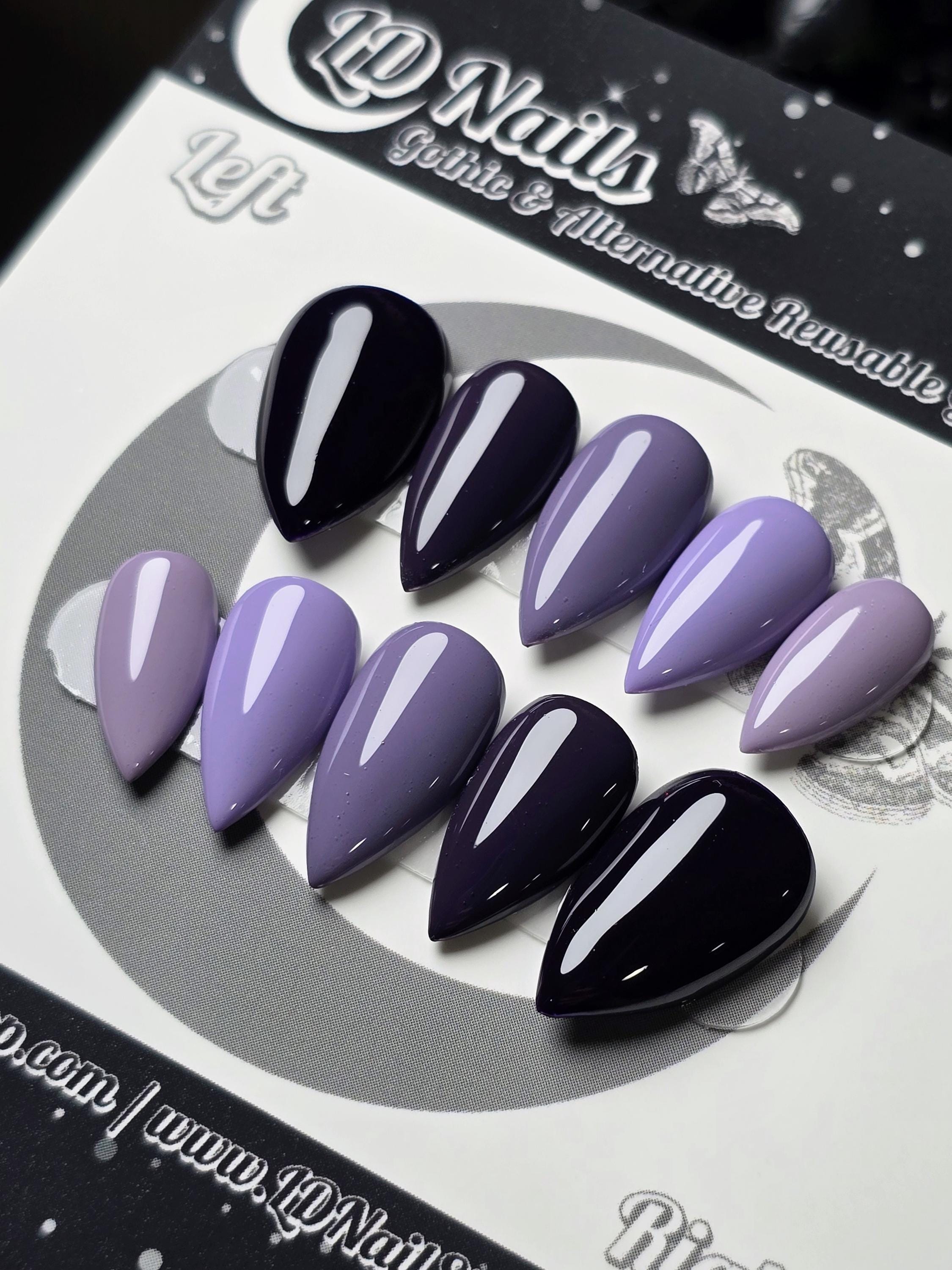 Nocturnal Gradient Press On Nails – LD Nails