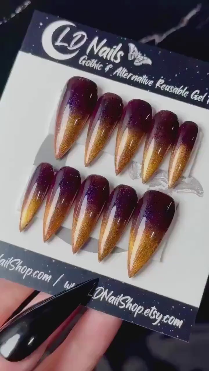Halloween Cat Eye Ombré